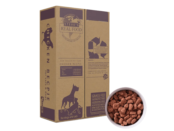 Steve's Real Food BARF 9.75 lb. Box Nuggets Frozen Food Dog