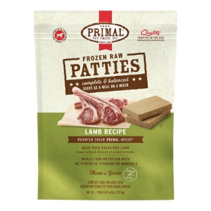 Primal 6 lb. Bag Patties Frozen Food Dog