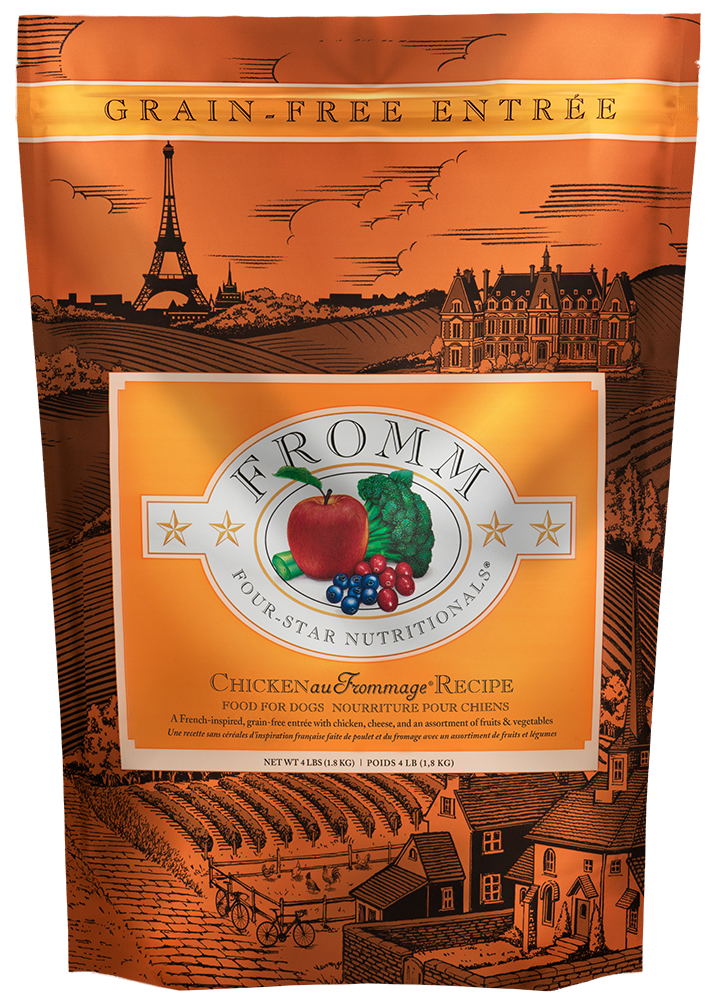 Fromm Four Star Grain Free Chicken au Frommage Dog