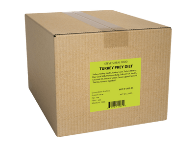 Steve's Real Food PREY 20 lb. Box Patties Frozen Dog