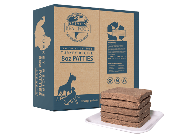 Steve's Real Food BARF 14 lb. Box Patties Frozen Food Dog