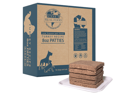 Steve's Real Food BARF 14 lb. Box Patties Frozen Food Dog