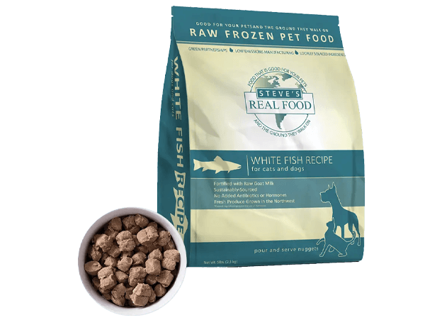 Steve's Real Food BARF Frozen 5 lb. Bag Nuggets Food Dog